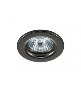 GU10 Fixed Recessed Downlight Black Chrome (Bulb Not Included) - 1
