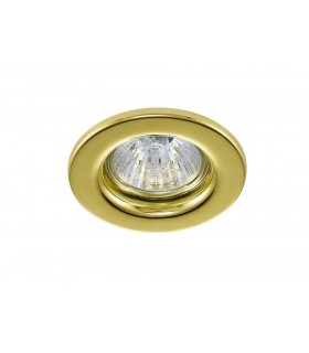 GU10 Fixed Recessed Downlight Gold (Bulb Not Included) - 1