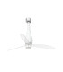Eterfan 128cm Ceiling Fan Gloss White, Transparent Blades 3000K