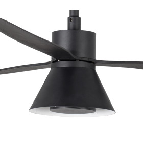 Kit 24cm Ceiling Fan Matt Black, Blades CCT
