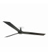 Cruiser Recessed 160cm Ceiling Fan Matt Black
