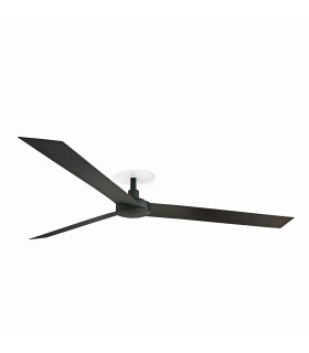 Cruiser Recessed 160cm Ceiling Fan Matt Black