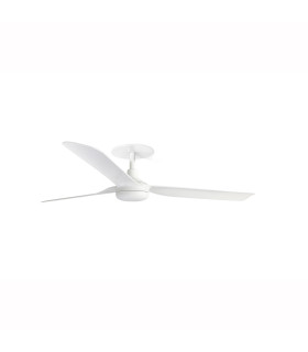 Punt Recessed 130cm Ceiling Fan Matt White