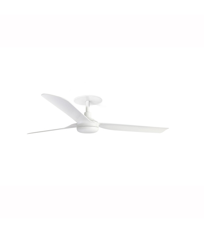Punt Recessed 130cm Ceiling Fan Matt White