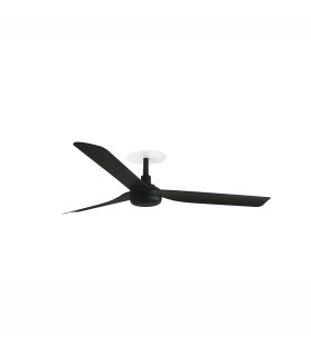 Punt Recessed 130cm Ceiling Fan Matt Black