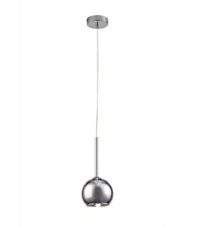 Dome Ceiling Pendant G9 Polished Chrome, Chrome Plated Glass - 1