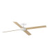 Rudder Recessed 132cm Ceiling Fan Matt White, Ash Wood Blades, 4 Blade Reversible