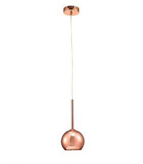 Dome Ceiling Pendant G9 Bronze, Bronze Glass - 1