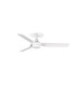 Mini Punt Recessed 90cm Ceiling Fan Matt White