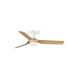 Mini Punt Recessed 90cm Ceiling Fan Matt White, Maple Blades