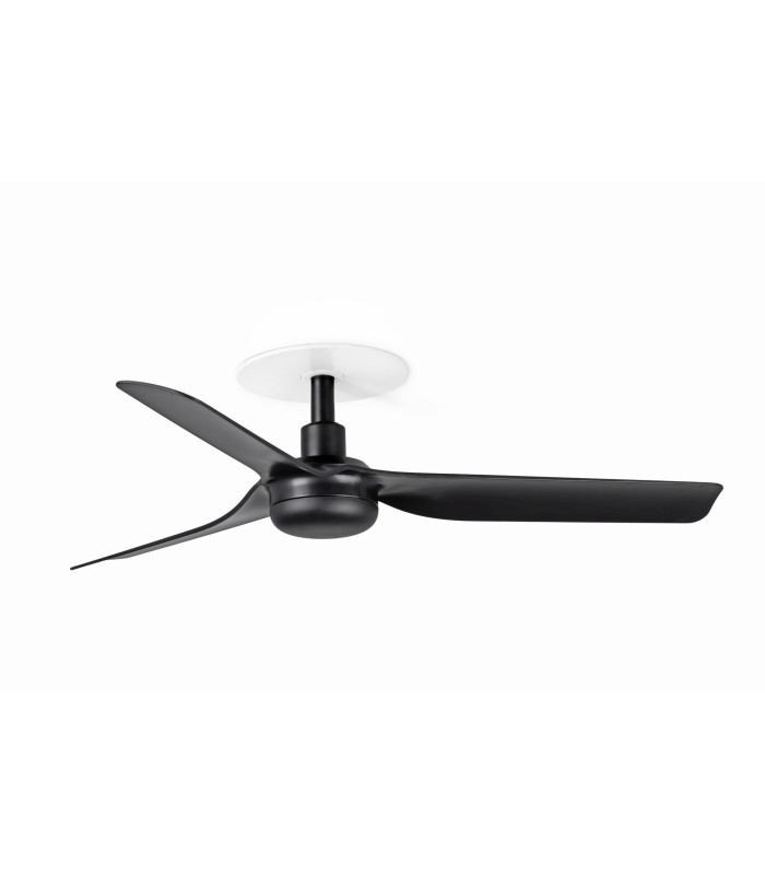 Mini Punt Recessed 90cm Ceiling Fan Matt Black