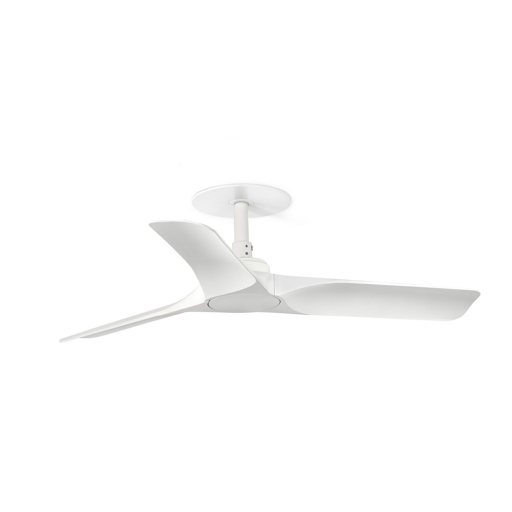 Hey Recessed 90cm Ceiling Fan Matt White