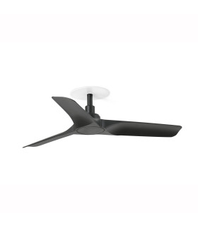 Hey Recessed 90cm Ceiling Fan Matt Black
