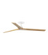 Klim Recessed Large Ceiling Fan Matt White, Pine Blades