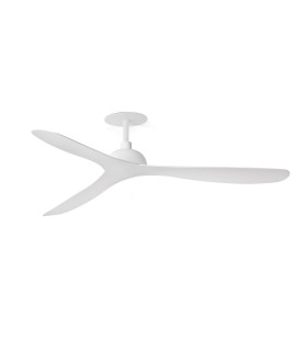 Gotland Recessed 132cm Ceiling Fan Matt White