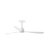 Amelia Recessed 132cm Ceiling Fan Matt White