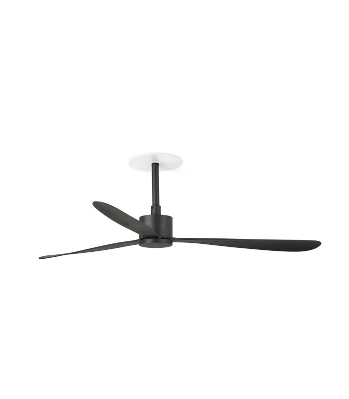 Amelia Recessed 132cm Ceiling Fan Matt Black