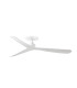 Rocker Recessed 132cm Ceiling Fan Matt White