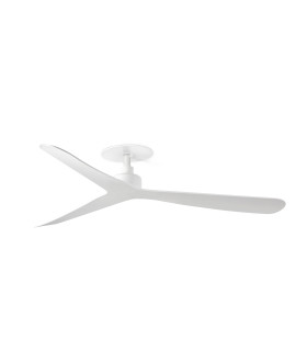 Rocker Recessed 132cm Ceiling Fan Matt White