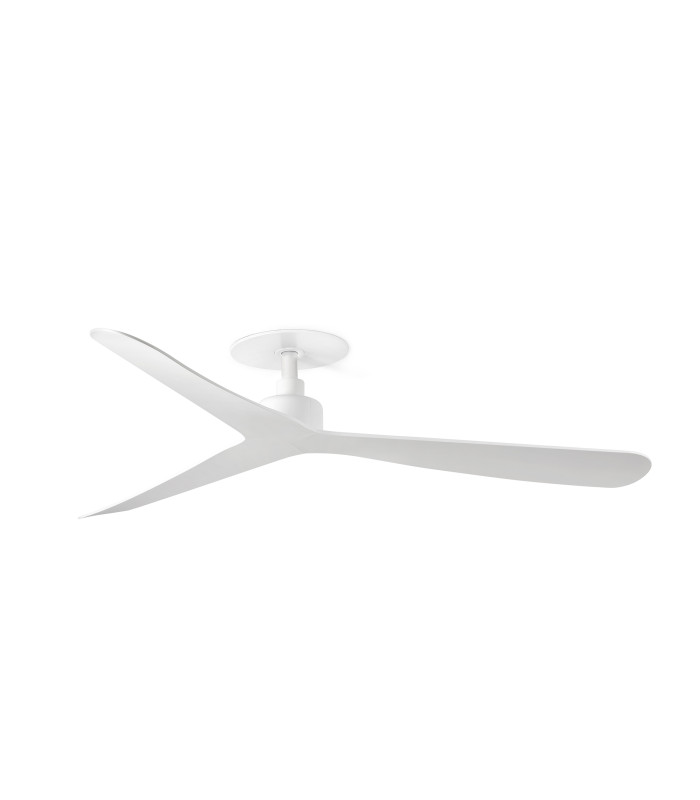 Rocker Recessed 132cm Ceiling Fan Matt White