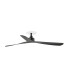 Rocker Recessed 132cm Ceiling Fan Matt Black