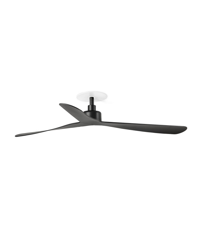 Rocker Recessed 132cm Ceiling Fan Matt Black