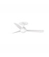 Sfera Recessed 90cm Ceiling Fan Matt White