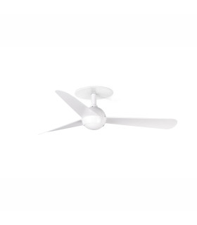 Sfera Recessed 90cm Ceiling Fan Matt White