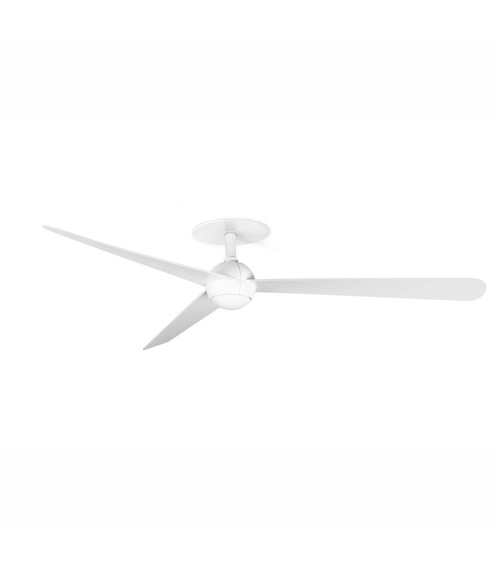 Sfera Recessed 125cm Ceiling Fan Matt White