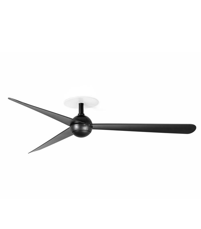Sfera Recessed 125cm Ceiling Fan Matt Black
