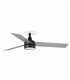 Cruiser Recessed 106cm Ceiling Fan Matt Black, Aluminium Blades CCT