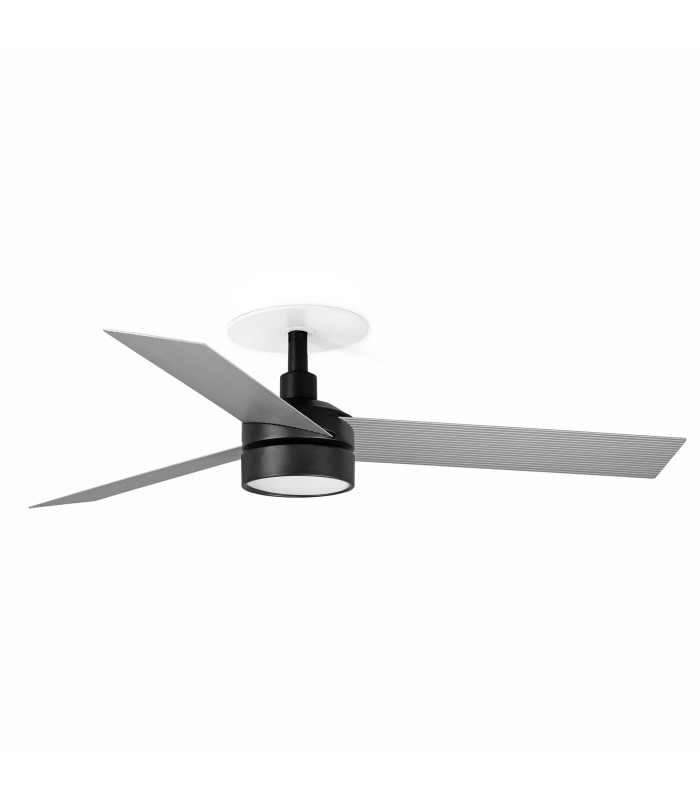 Cruiser Recessed 106cm Ceiling Fan Matt Black, Aluminium Blades CCT