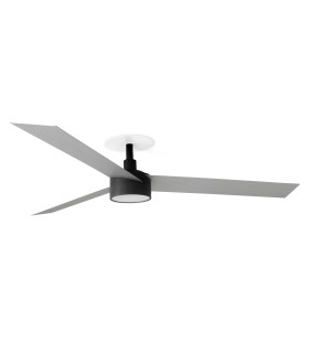 Cruiser Recessed 132cm Ceiling Fan Matt Black, Aluminium Blades CCT