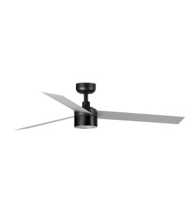 Cruiser 132cm Smart TEK LED Ceiling Fan Matt Black, Aluminium Blades 2700K