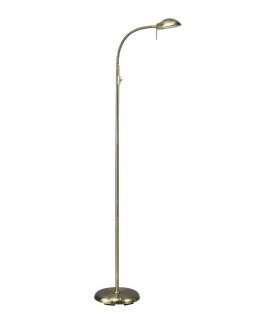 Floor Task Lamp 1 Light G9 Antique Brass - 1
