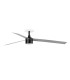 Cruiser Recessed 160cm TEK LED Ceiling Fan Matt Black, Aluminium Blades 4000K