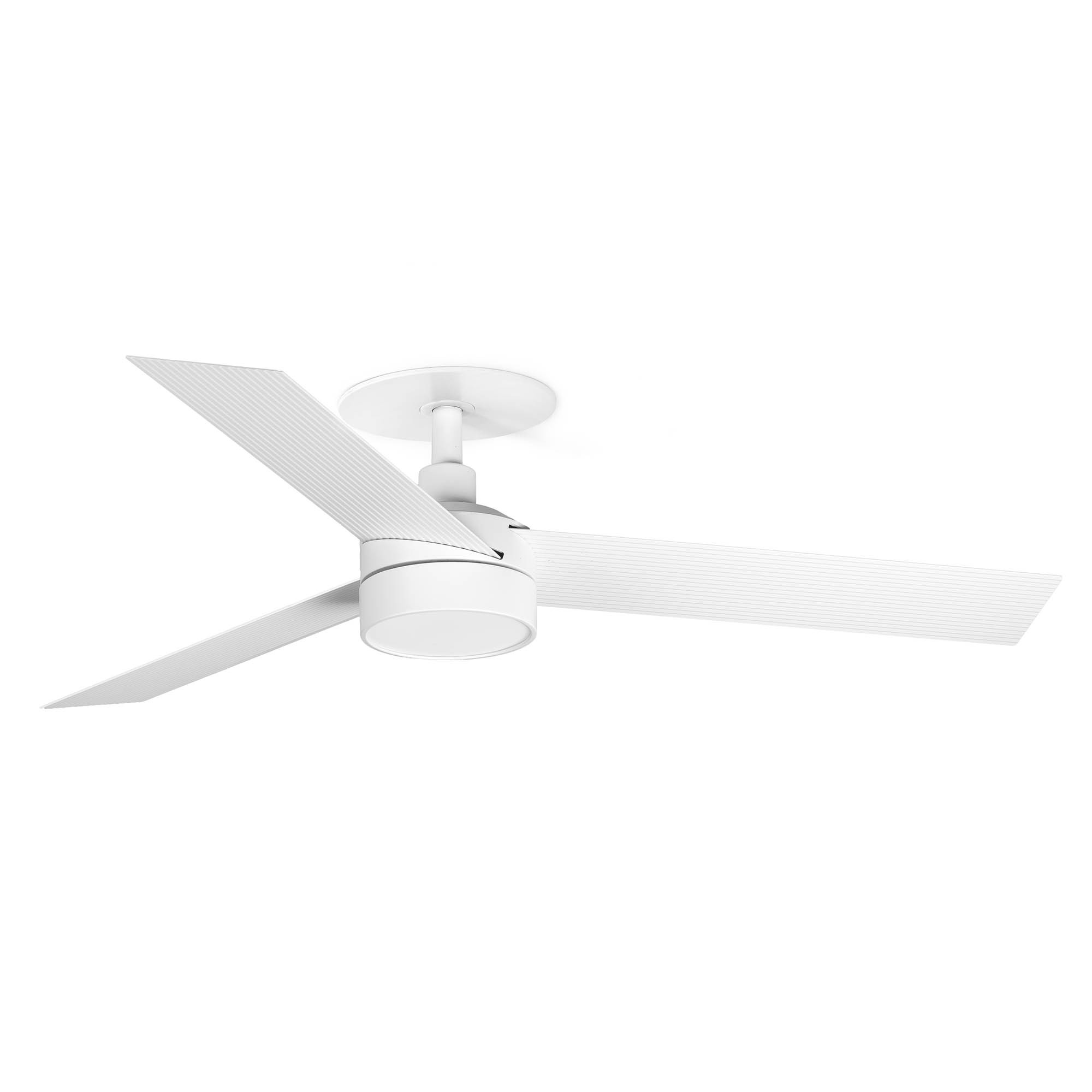Cruiser Recessed 106cm LED Ceiling Fan Matt White CCT