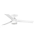 Cruiser Recessed 106cm TEK LED Ceiling Fan Matt White 2700K