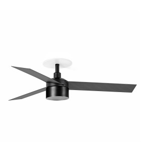 Cruiser Recessed 106cm TEK LED Ceiling Fan Matt Black 3000K