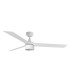 Cruiser 132cm TEK LED Ceiling Fan Matt White 3000K