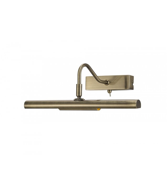 Picture Wall Lamp Switched 2 Light G9 Antique Brass - 1