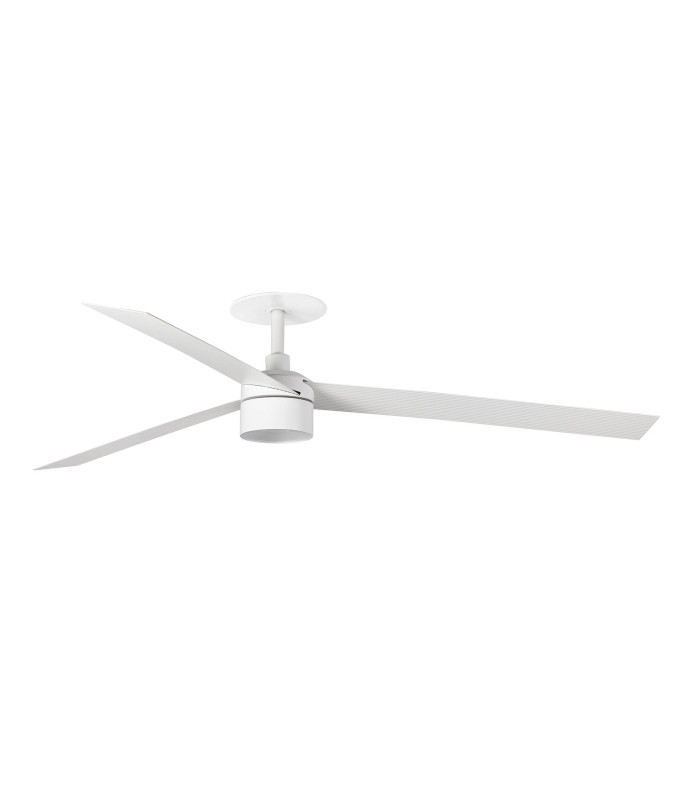 Cruiser Recessed 160cm TEK LED Ceiling Fan Matt White 3000K