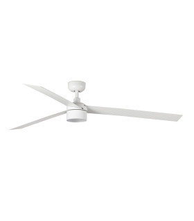 Cruiser 160cm Smart TEK LED Ceiling Fan Matt White 2700K