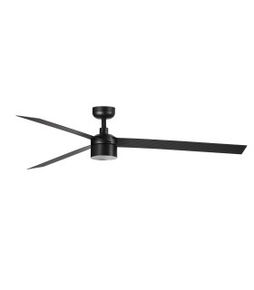 Cruiser 160cm TEK LED Ceiling Fan Matt Black 4000K
