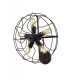 Cage Wall Lamp 5 Light E27 Black - 1