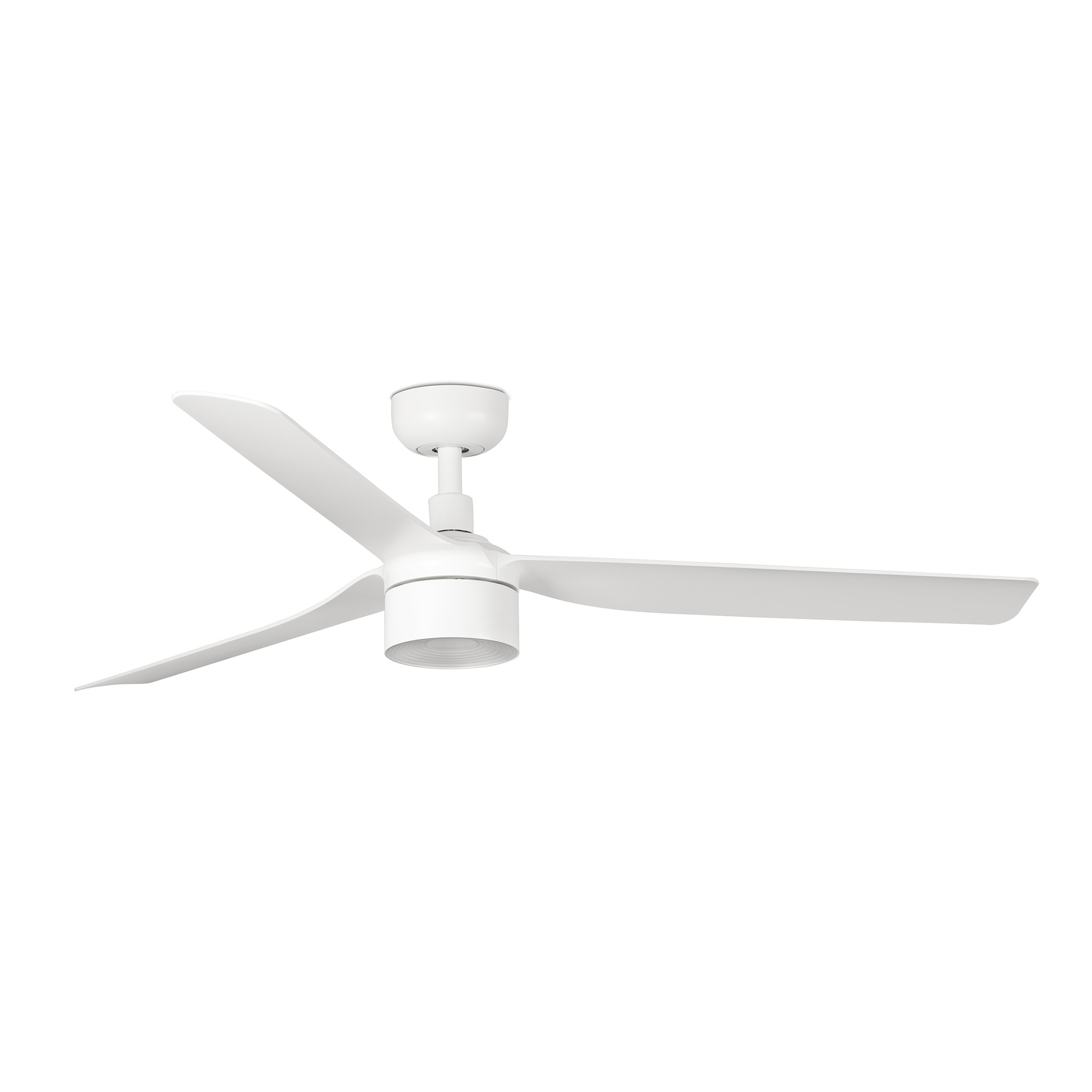 Punt 132cm TEK LED Ceiling Fan Matt White 2700K