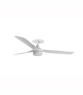 Punt Recessed 132cm LED Ceiling Fan Matt White CCT