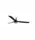 Punt Recessed 132cm LED Ceiling Fan Matt Black CCT