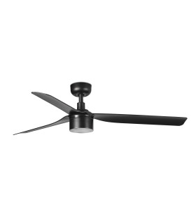 Punt 132cm Smart TEK LED Ceiling Fan Matt Black 4000K