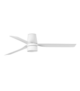 Punt Tub 132cm TEK LED Ceiling Fan Matt White 2700K